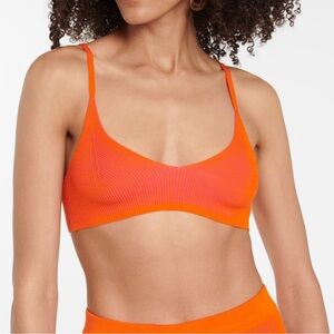 Jacquemus Arancia and Le Bandeau Valensole Shorts SET in Orange knit. NWOT